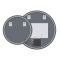 Дзеркало Mixxus Premium TOPPER MC01-100x75 з Led Touch, Anti-fog, димером (3-6,5kK) (MP6631)