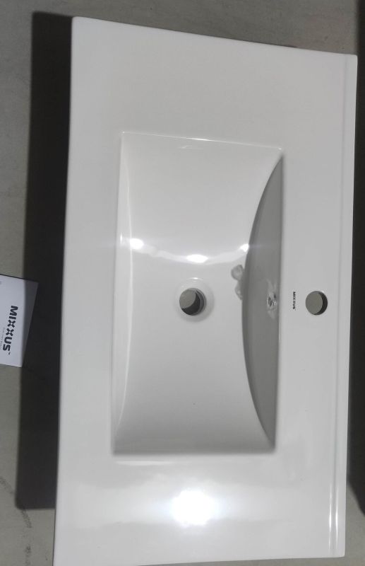 Раковина меблева Mixxus Premium CUBIC-1503 810х460х170mm з отвором під змішувач та переливом (MP6497)