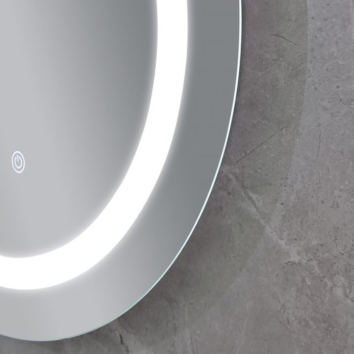 Дзеркало Mixxus PLAIN MC03-60 з Led Touch, Anti-fog, димером, регулятором яскравості (MI6662)
