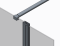 Душова перегородка Koer SR SP03-30x200-TR-01 Walk-In (рух.част) прозоре скло Easy Clean 8мм, хром (KR5399)