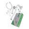 Змішувач для ванни PLAMIX OSCAR-006 SET WHITE (зі шлангом, лійкою та кронштейном) (PM0703)