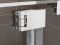 Душова кабіна без піддону Koer SR SC02-100x80x200-TR-01 прозоре скло Easy Clean 8мм, хром (KR5355)