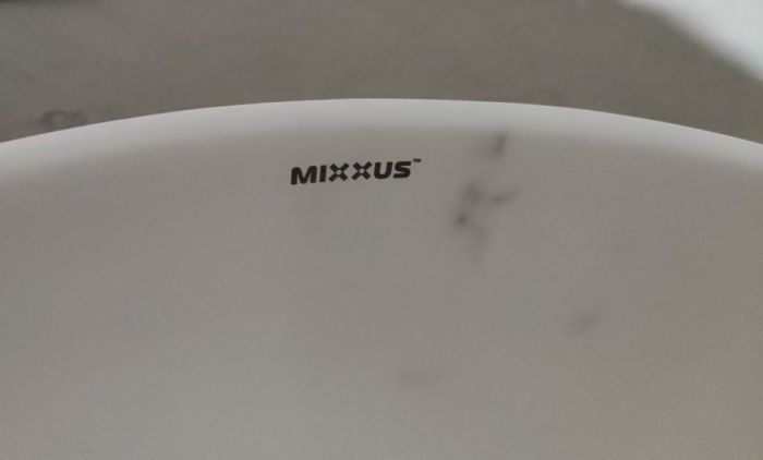 Раковина накладна MIXXUS PREMIUM ELLIPSE-0108 MARBLE 400х330х145mm (MP6526)