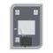 Дзеркало Mixxus Premium BEVEL MA02-90x65-Reverse з Led Touch, Anti-fog, димером (3-6,5kK) (MP6641)