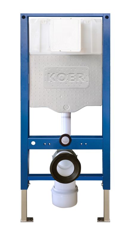 Інсталяція для підвісного унітазу Koer KT-0504-01 500x126x1150mm з панеллю змиву KT-0607-01 хром (KR5348)