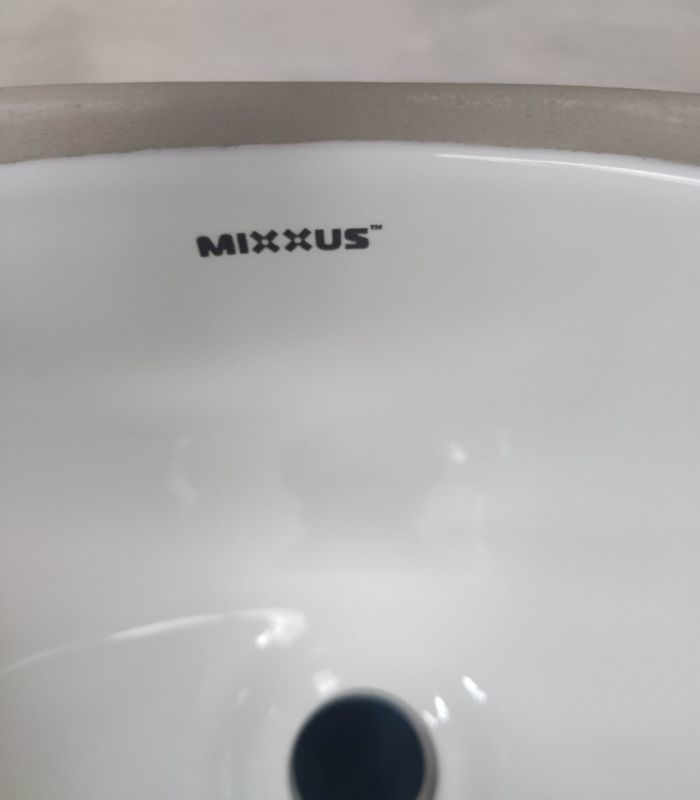Раковина врізна під стільницю MIXXUS PREMIUM TOPPER-1701 495х405х205mm з переливом (MP6568)