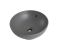 Раковина накладна Mixxus Premium TOPPER-0201 GRAY 410x410x165mm з переливом (MP6649)