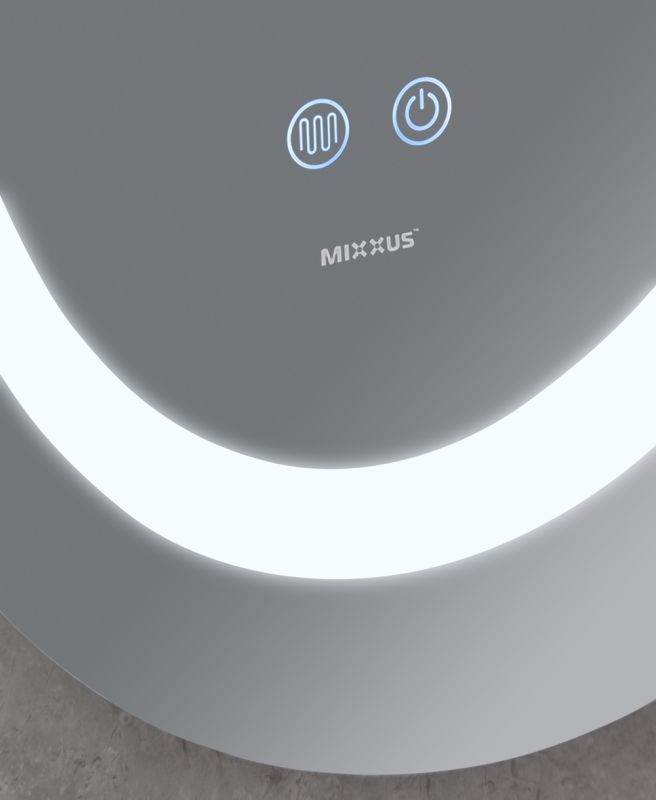 Дзеркало Mixxus PLAIN MV03-50x70 з Led Touch, Anti-fog, димером, регулятором яскравості (MI6664)