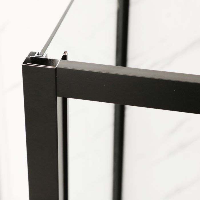 Душова кабіна без піддону Mixxus Premium DIVERSE SC03-100x80x195-TR Black прозоре скло 6мм (MI6866)