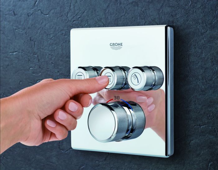 Термостат прихованого монтажу на 3 споживача Grohe Grohtherm SmartControl (29126000)