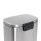 Відро для сміття з плавним закриттям прямокутне Mixxus Bevel-TC0112 SS Color 12л колір наржавійка (MI7087)