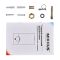 Газова колонка MIXXUS GWH-0310 BASIC GLASS димохідна 10 л/хв (панель зі скла з малюнком) (WH0024)