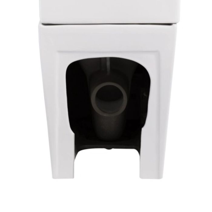 Чаша унітазу-компакту Mixxus Premium Quadro-0402-R Bowl 675х390х855 Rimless без сидіння (MI8340)