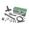 Змішувач для ванни Plamix Lucas-006 Euro SET Graphite (з шлангом, лійкою та кронш.) (Колір графіт) (PM6101)