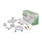 Змішувач для ванни Plamix Lucas-006 EURO SET White з шлангом, лійкою та кронштейном (PM0709)
