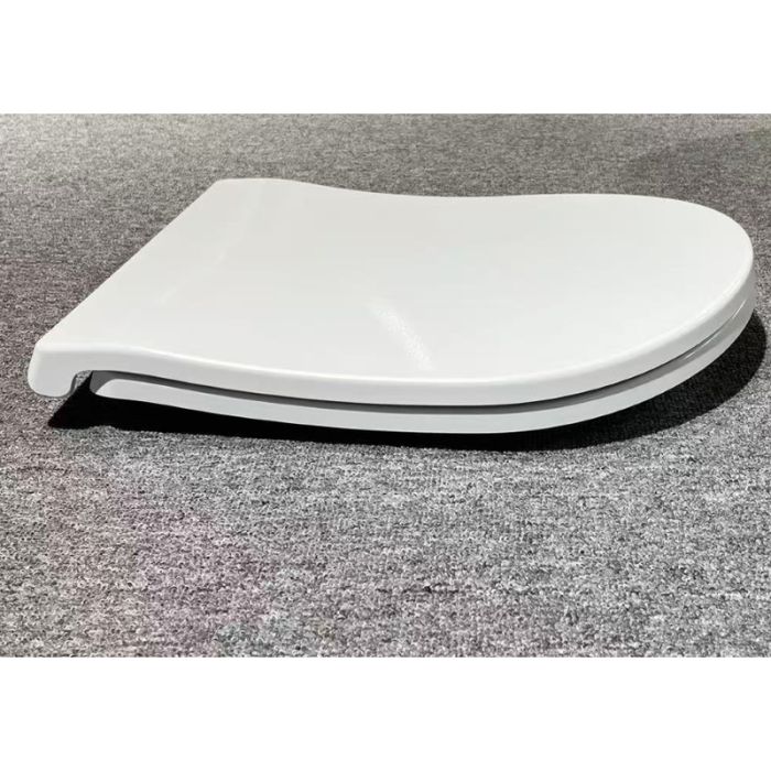 Сидіння-кришка для унітазу Koer AC-0101-SEAT COVER 450х390х80mm дюропласт з мікроліфтом (KR5617)