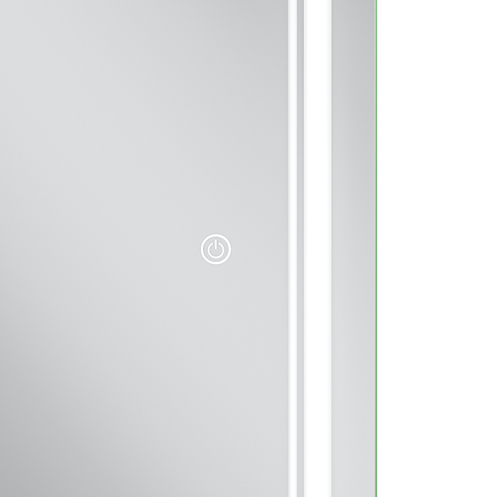 Дзеркало Mixxus Premium QUADRO MR20-50x80-Reverse з Led Touch, Anti-fog, димером, регулятором яскравості (MP6620)