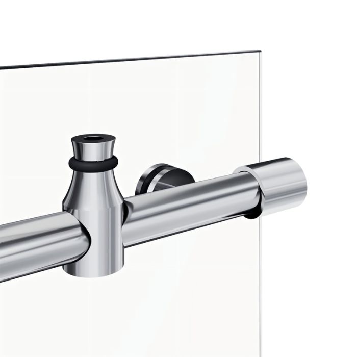 Душова кабіна без піддону Koer SR SC07-120x90x200-TR-01 прозоре скло Easy Clean 8мм, хром (KR5370)