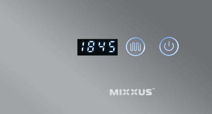 Дзеркало Mixxus HARD MR06-50x80-CASE з Led Touch, Anti-fog, димером, регулятором яскравості, годинником (MI6657)