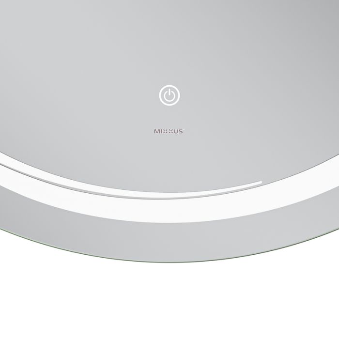 Дзеркало Mixxus Premium WAVE MC04-90 з Led Touch, Anti-fog, димером (3-6,5kK) (MP6637)