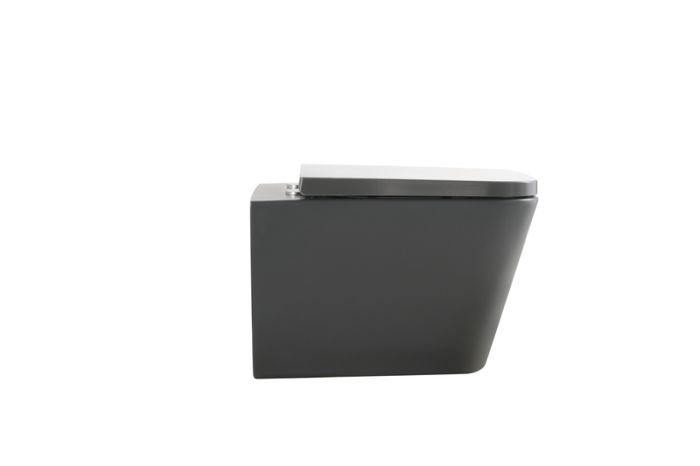 Унітаз підвісний Mixxus Premium QUADRO-0305-R GRAY 510x350x345mm система змиву RIMLESS (MP6656)