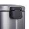 Відро для сміття з плавним закриттям овальне Mixxus Premium Topper-TC0205 SS Color 5л колір нержавійка (MI7059)