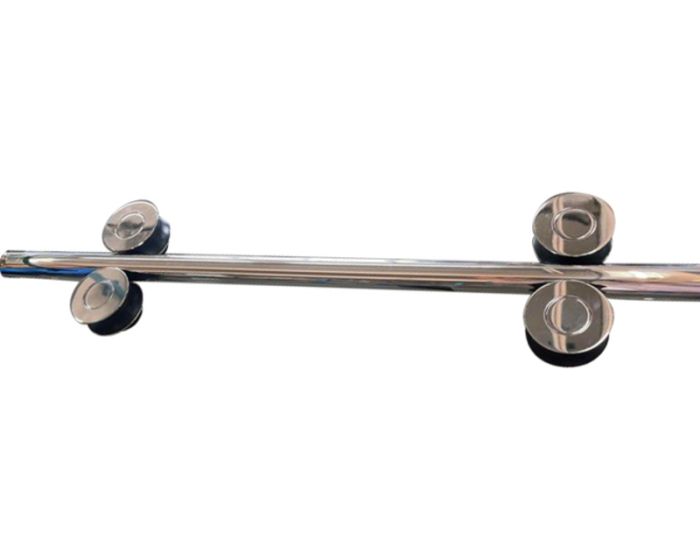 Двері в нішу Koer SR SD06-120x220-TR-01 прозоре скло Easy Clean 8мм, хром (KR5367)