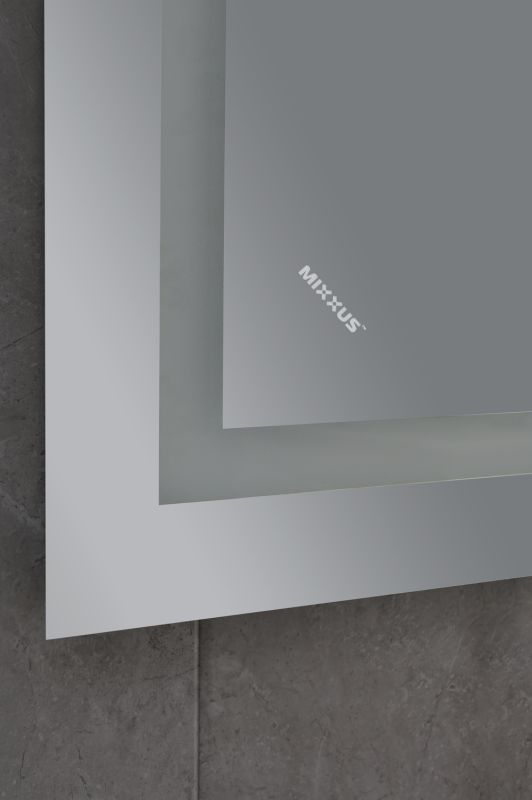 Дзеркало Mixxus TALL MR08-80x60-Reverse з Led Touch, Anti-fog, димером, регулятором яскравості (MI6659)