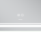 Дзеркало Mixxus Premium QUADRO MR20-100x80 з Led Touch, Anti-fog, димером, регулятором яскравості, лінзою (MP6623)