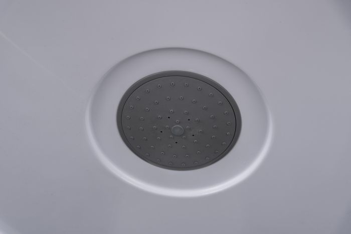 Бокс душовий без гідромасажу Mixxus STRONG SB02-90x90x215-GR SATIN з низьким піддоном (MI6887)