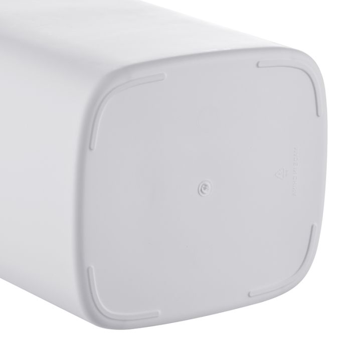 Відро для сміття сенсорне прямокутне Mixxus Wave-TC0314 White 14 л (колір білий) (MI8404)