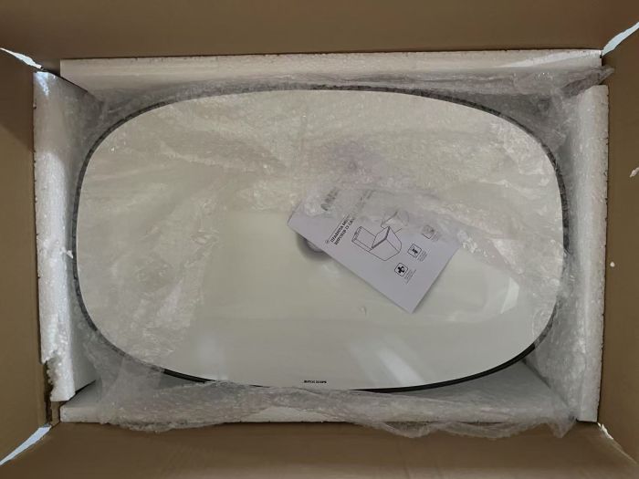 Раковина накладна Mixxus Premium DIVERSE-0111 EDGE BLACK 600х380х140mm (MP6562)