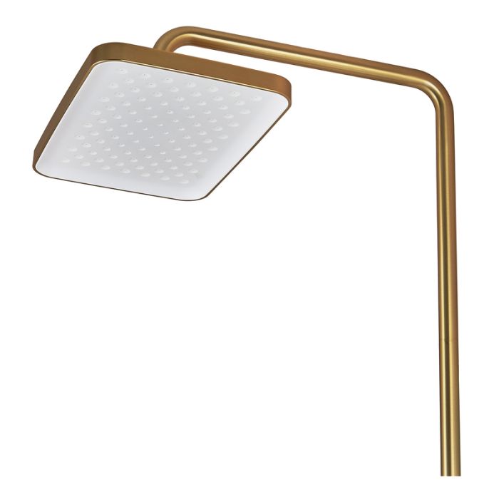 Душова колона Mixxus Premium VIRGO 009-J BRUSHED GOLD з термостатичним змішувачем,3 функції (MI6649)