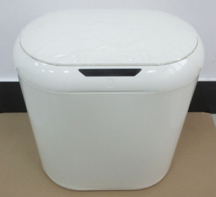 Відро для сміття сенсорне овальне Mixxus Premium Topper-TC0112 White 12л колір білий (MI7082)
