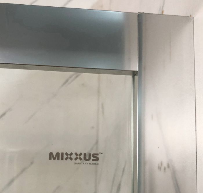 Душова кабіна без піддону Mixxus Premium Quadro SC01-90x90x195-TR Chrome прозоре скло 6мм (MI8290)