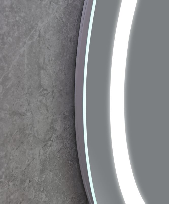 Дзеркало Mixxus PLAIN MC03-60 з Led Touch, Anti-fog, димером, регулятором яскравості (MI6662)