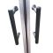Душова кабіна без піддону Koer SR SC04-90x90x195-TR-07 прозоре скло Easy Clean 5мм, графіт (KR5362)