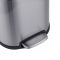 Відро для сміття з плавним закриттям овальне Mixxus Premium Topper-TC0205 SS Color 5л колір нержавійка (MI7059)