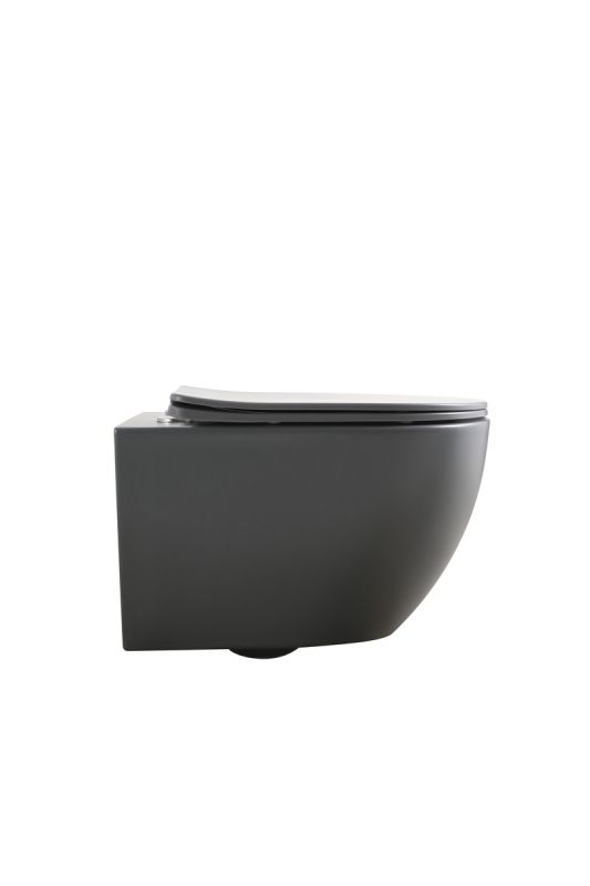 Унітаз підвісний Mixxus Premium ELLIPSE-0309-T1 GRAY 530x360x350mm система змиву TORNADO 1.0 (MP6655)