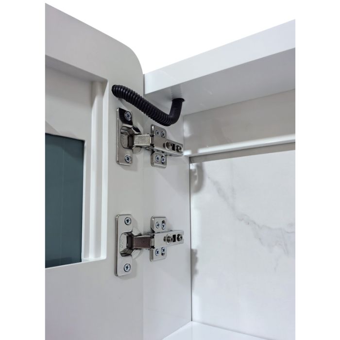 Дзеркальна шафка Mixxus Premium Olivary CM01-60x70x13 з LED Touch, димером, регулятором яскравості (MI8294)