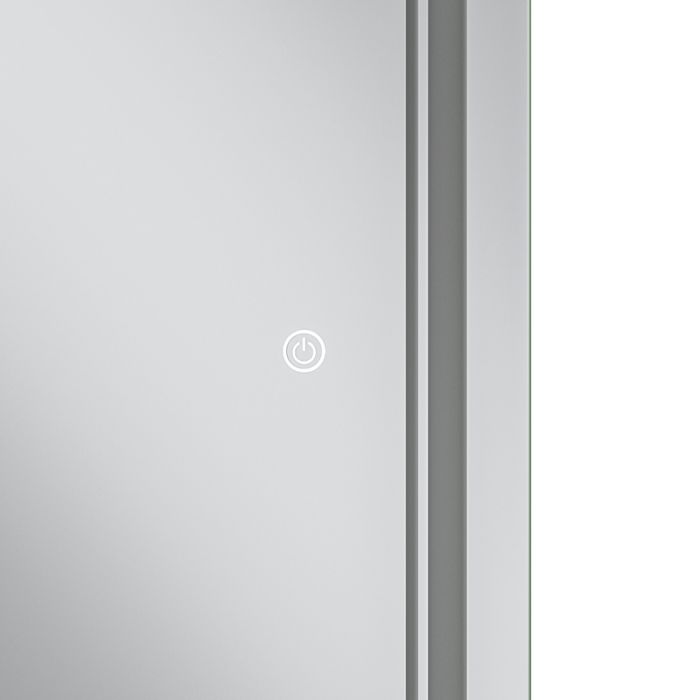 Дзеркало Mixxus Premium QUADRO MR20-90x70-Reverse з Led Touch, Anti-fog, димером, регулятором яскравості (MP6621)