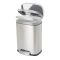 Відро для сміття з плавним закриттям прямокутне Mixxus Bevel-TC0112 SS Color 12л колір наржавійка (MI7087)