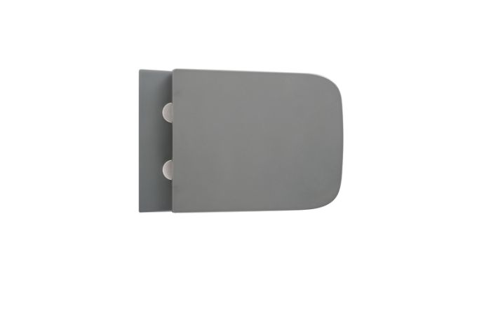 Унітаз підвісний Mixxus Premium QUADRO-0305-R GRAY 510x350x345mm система змиву RIMLESS (MP6656)