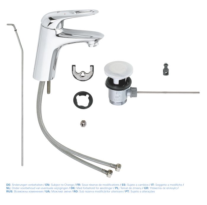Змішувач для раковини S-розміру Grohe Eurostyle (33558003)