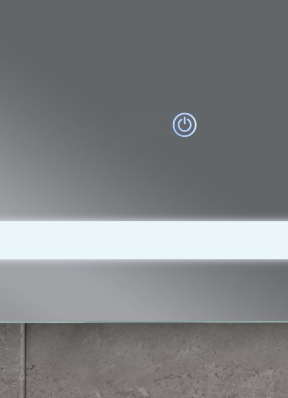 Дзеркало Mixxus TWEE MR09-50x80-Reverse з Led Touch, Anti-fog, димером, регулятором яскравості (MI6930)