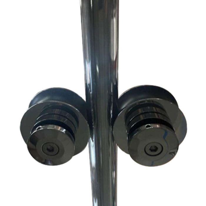 Двері в нішу Koer SR SD06-120x220-TR-01 прозоре скло Easy Clean 8мм, хром (KR5367)