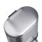 Відро для сміття з плавним закриттям овальне Mixxus Premium Topper-TC0205 SS Color 5л колір нержавійка (MI7059)