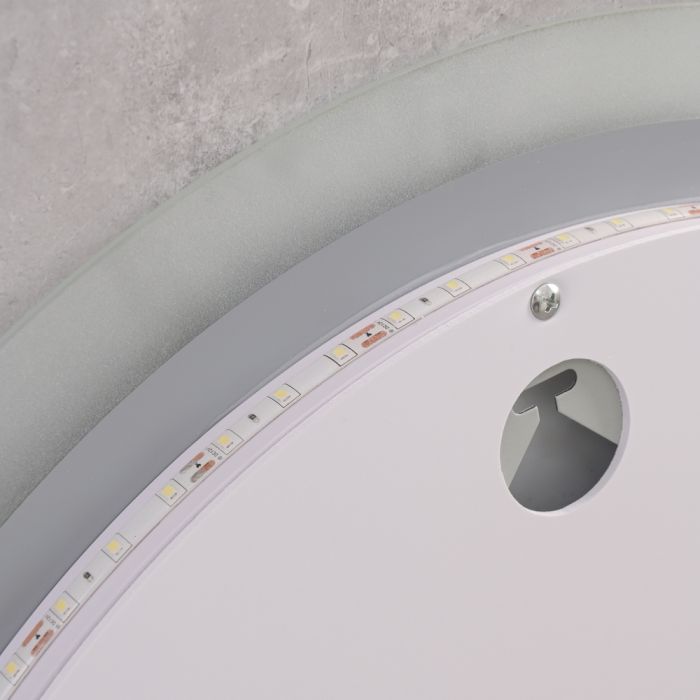 Дзеркало Mixxus PLAIN MC10-60 з Led Touch, Anti-fog, димером, регулятором яскравості, годинником (MI6013)