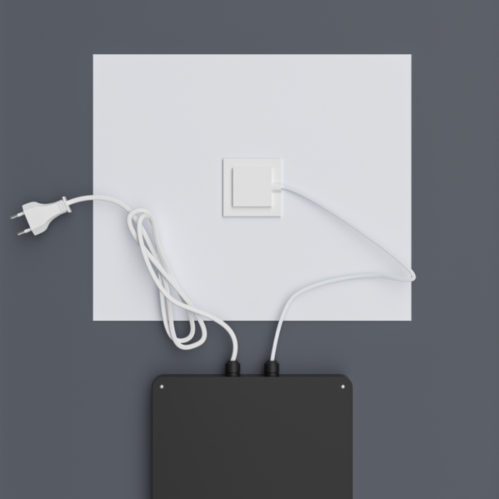 Дзеркало Mixxus Premium BEVEL MA02-90x65-Reverse з Led Touch, Anti-fog, димером (3-6,5kK) (MP6641)