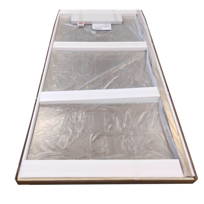 Душова перегородка Koer SR SP02-100x200-TR-12 Walk-In проз.скло Easy Clean 8мм, матове золото (KR5396)